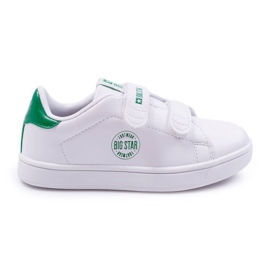 Zapatillas para niños Big Star con velcro Blanco DD374029