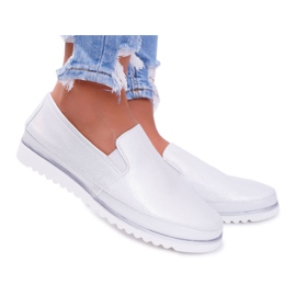 Mocasines Mujer Sergio Leone Silver Magento gris