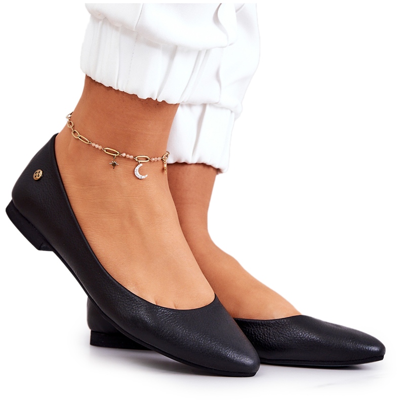 Bailarinas de mujer Maciejka Leather Black 04100 negro