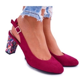 Zapatos De Tacón De Mujer Sergio Leone SK788 Fuchsia Lati rosa