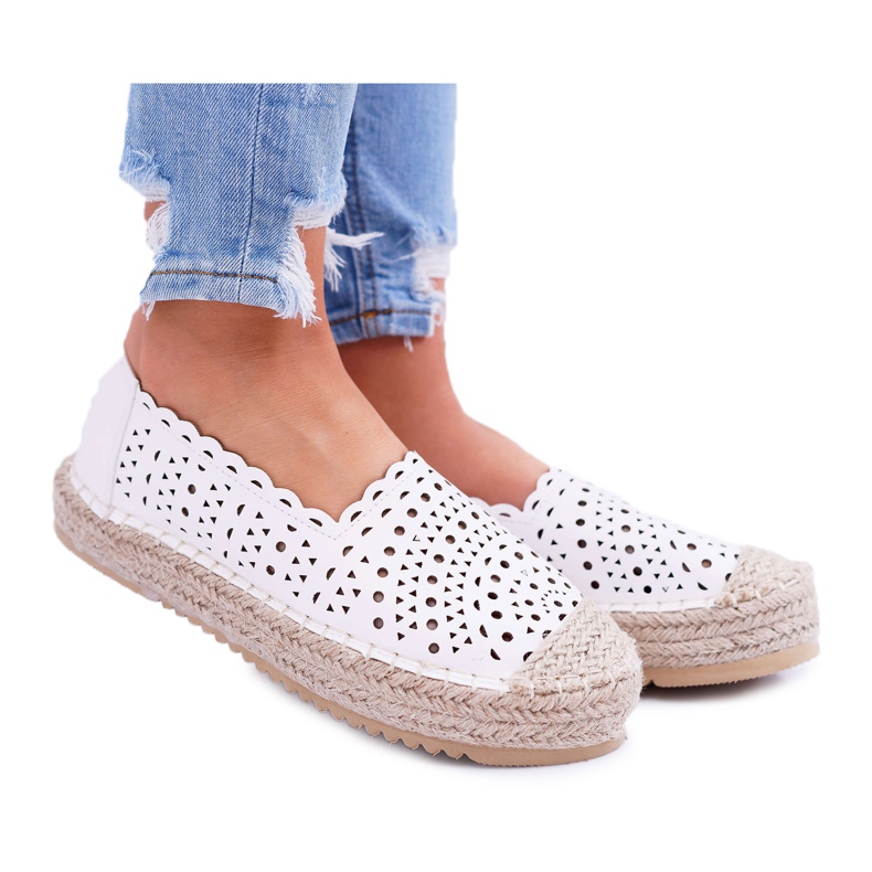 HAN Alpargatas de mujer, Slip-on White Satisfaction blanco HAN Alpargatas de mujer, Slip-on White Satisfaction blanco