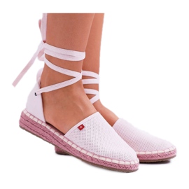Alpargatas de mujer Big Star en la plataforma rosa DD274A192