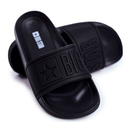 Pantuflas Negras Big Star Infantil y Juvenil DD374157 negro
