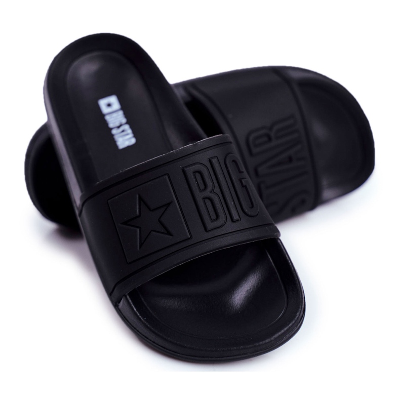 Pantuflas Negras Big Star Infantil y Juvenil DD374157 negro