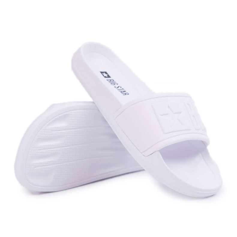 Pantuflas para niños Big Star White DD374154 blanco
