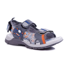 FRROCK Sandalias Infantil Niño Niño Con Velcro Gris Reksio