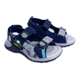 FRROCK Sandalias Infantil Niño Niño Con Velcro Azul Marino Reksio
