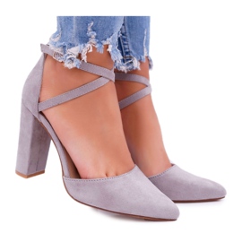 PS1 Zapatos de tacón para mujer en gris Spitz High Traffic