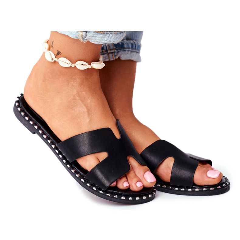 ADY Pantuflas Mujer Jet Black Montiago negro