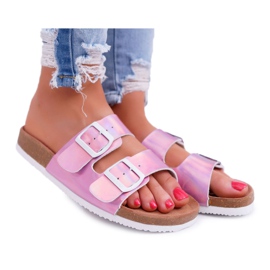 Pantuflas moradas de mujer Big Star DD274136 púrpura