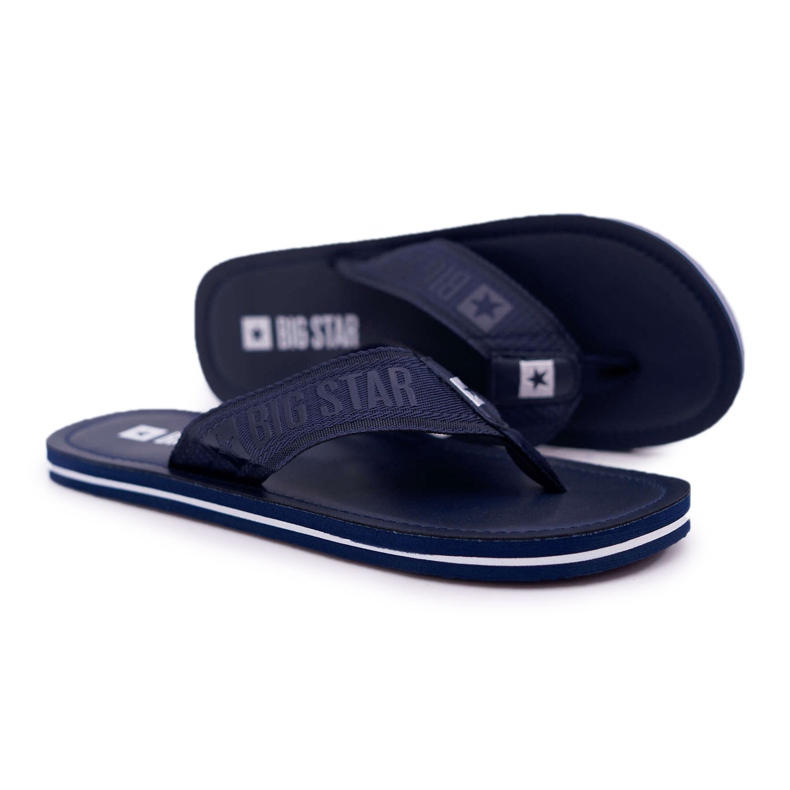 Zapatillas Hombre Chanclas Big Star Azul Marino DD174676 Zapatillas Hombre Chanclas Big Star Azul Marino DD174676