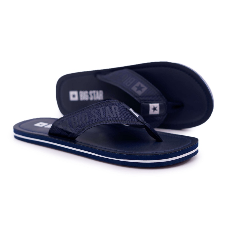 Zapatillas Hombre Chanclas Big Star Azul Marino DD174676