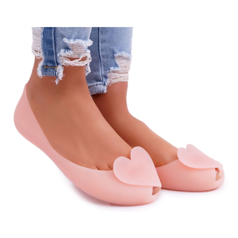 Bailarinas de mujer rosa Meliski Hearts Opacify rosado