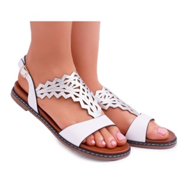 Sandalias Mujer Planas Sergio Leone SK011 Blanco Lirielle