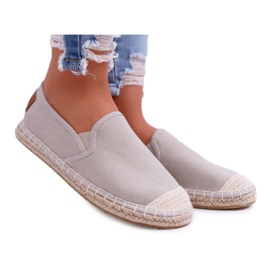 Alpargatas De Mujer Cross Jeans Gris DD2R4104