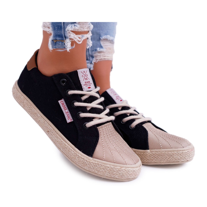 Zapatillas de Mujer Cross Jeans Negras DD2R4093 negro