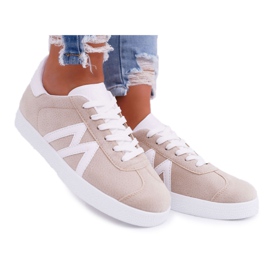 Zapatillas Sport Mujer Beige Sheia