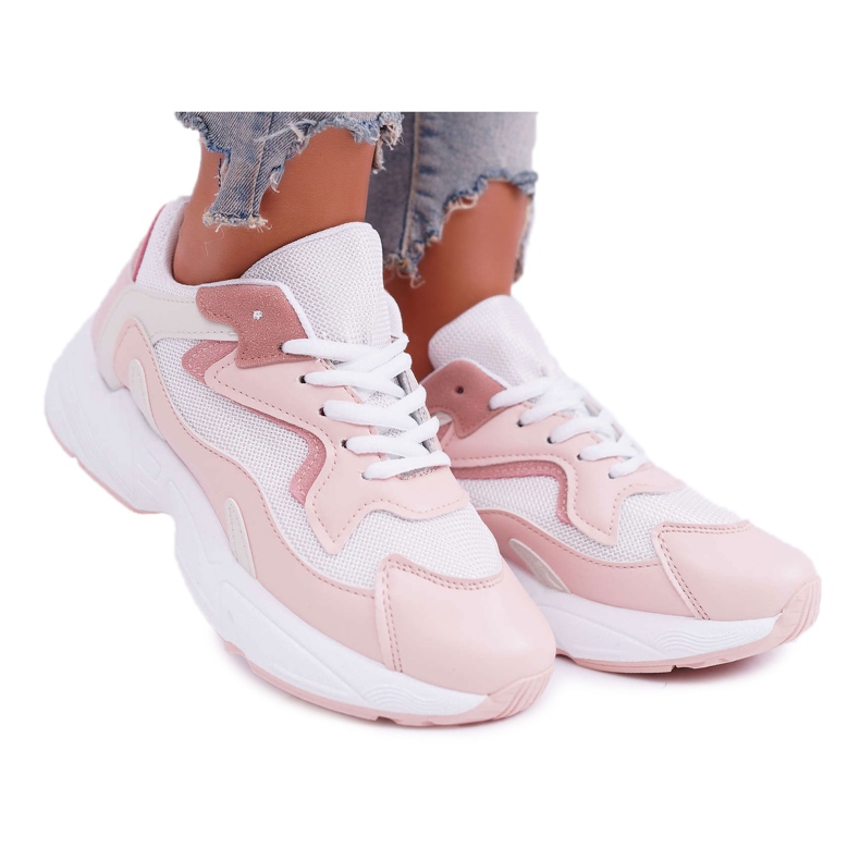 FRJ Zapatillas Deportivas Mujer Rosa Blanco Chantal rosado