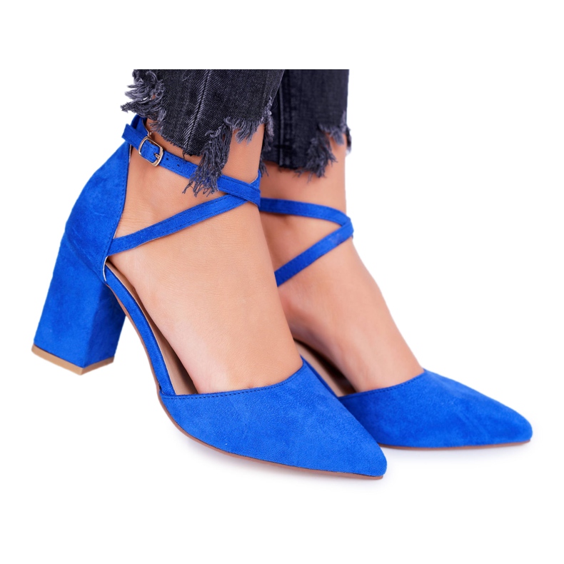 PS1 Zapatos de tacón para mujer en Spitz Cornflower Traffic azul PS1 Zapatos de tacón para mujer en Spitz Cornflower Traffic azul
