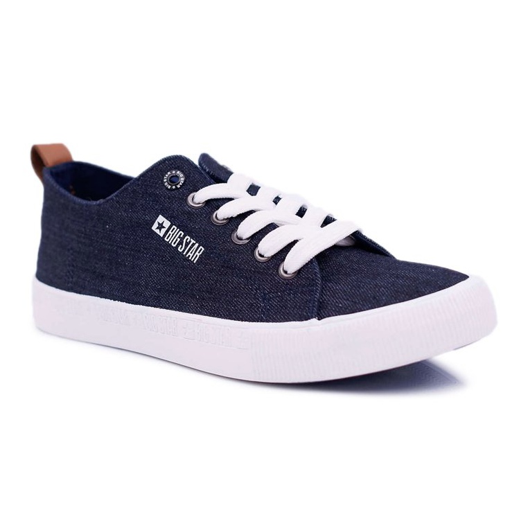 Zapatillas Hombre Big Star Classic Jeans Azul Marino DD174164