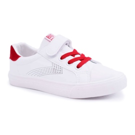 Zapatillas para niños Big Star con velcro Blanco DD374106 ['blanco']