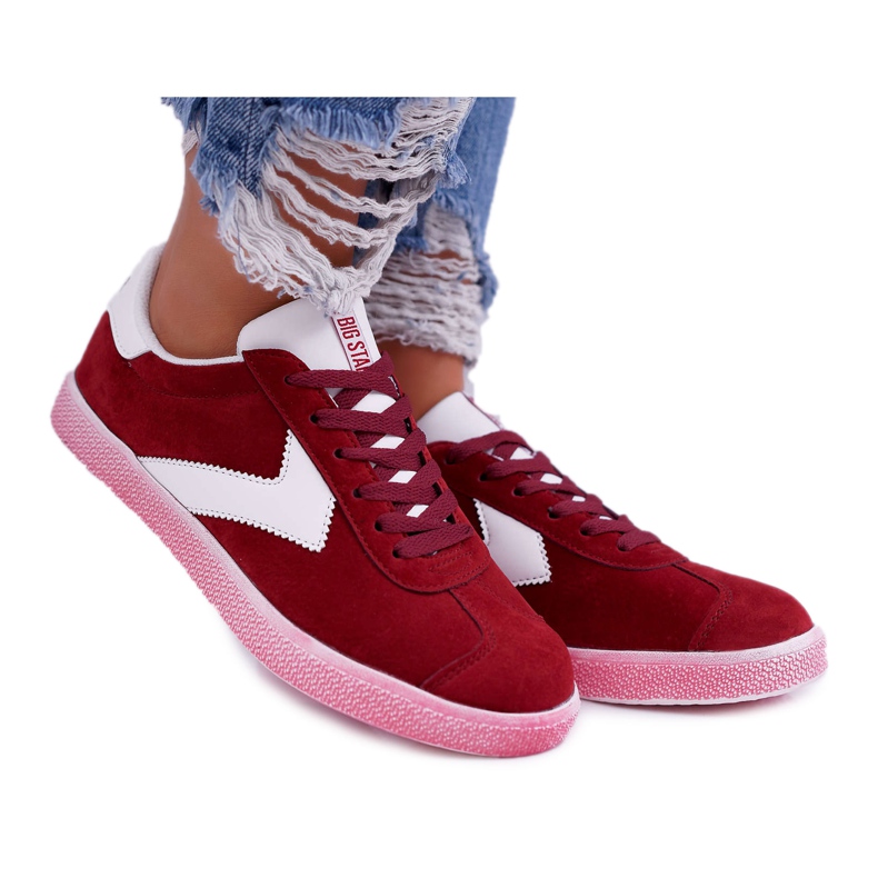 Zapatos Deportivos Mujer Big Star Red DD274298 rojo
