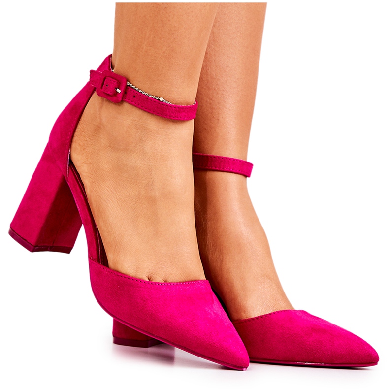 SEA De Mujer Salón Con Tacón Ante Fucsia Harye rosado