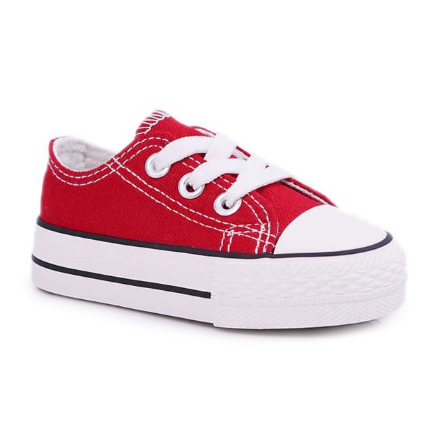 FRROCK Zapatos deportivos Filemon Classic rojos para niños