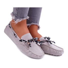 Mocasines Mujer Lu Boo Comfortable Grey Plummy gris