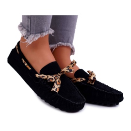 Mocasines Mujer Lu Boo Comfortable Black Plummy negro