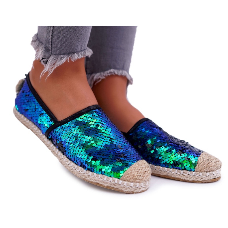 Alpargatas de Mujer Lu Boo Green Sequins Destino verde Alpargatas de Mujer Lu Boo Green Sequins Destino verde