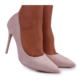 SEA Stilettos Mujer Ante Beige Yanna SEA Stilettos Mujer Ante Beige Yanna