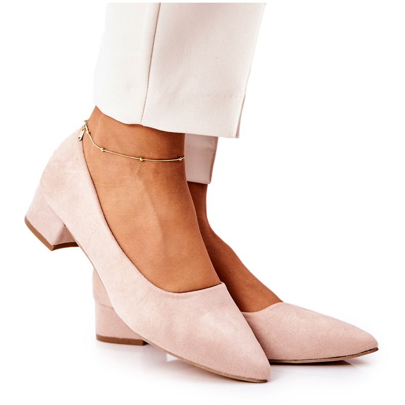 PS1 Zapatos De Salón Clásicos De Mujer Ante Beige Rheya