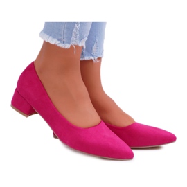PS1 Zapatos De Salón Clásicos De Mujer Ante Fucsia Rheya rosado