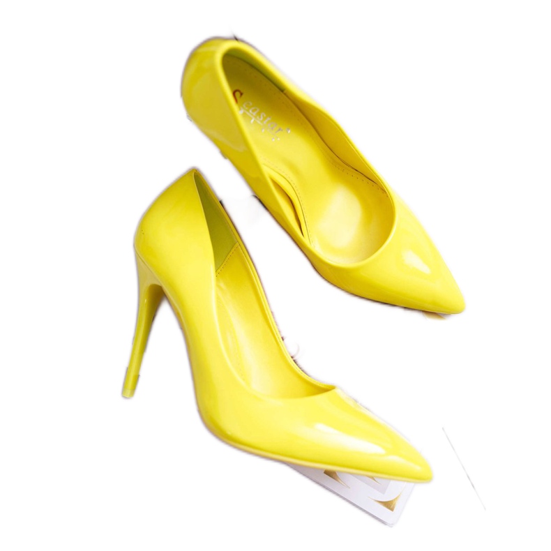 SEA Tacones altos de mujer Yellow Lemon Yanna amarillo