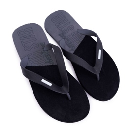 Zapatillas Hombre Chanclas Big Star Negro AA174422 Zapatillas Hombre Chanclas Big Star Negro AA174422