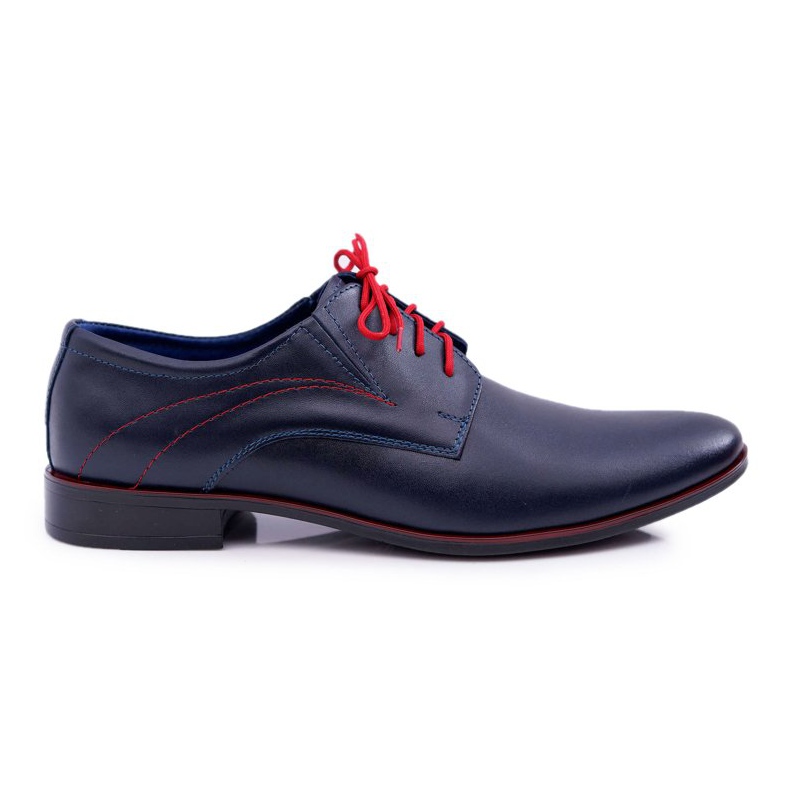 Mario Boschetti Zapatos Brogues para Hombre, Cuero Elegante, Menelaos Azul Marino