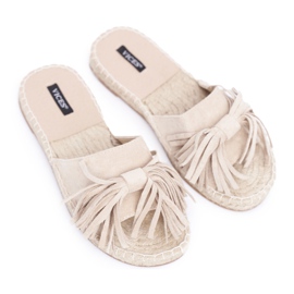 Pantuflas de mujer Boho Vices 8458 beige