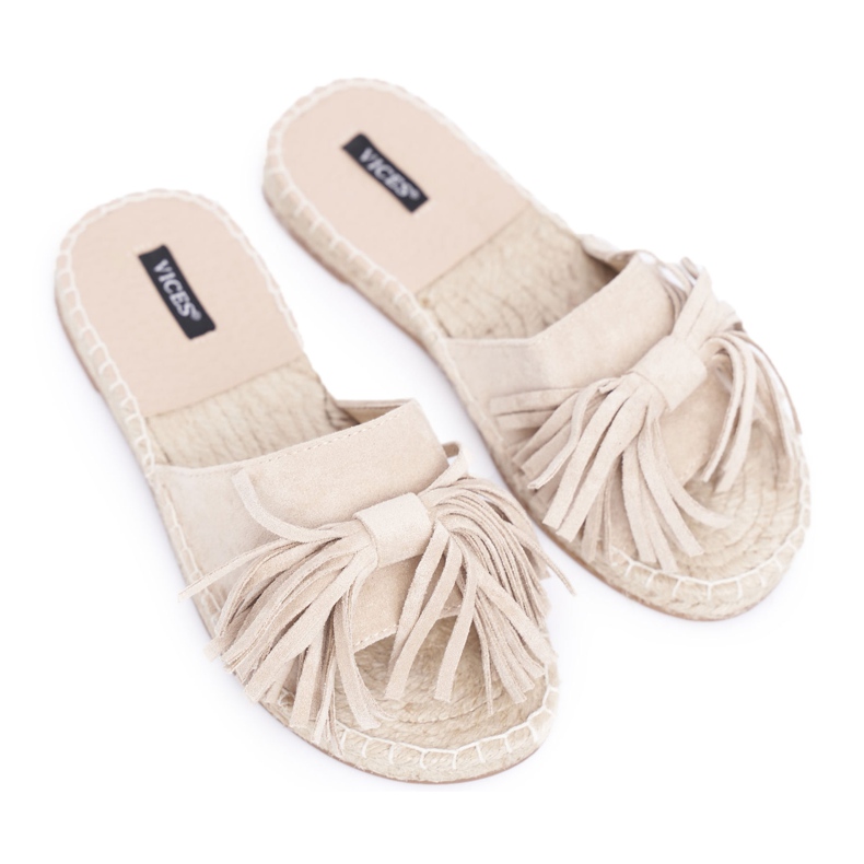 Pantuflas de mujer Boho Vices 8458 beige