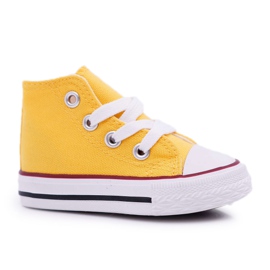 FRROCK Zapatos deportivos clásicos Filemon alto amarillo para niños