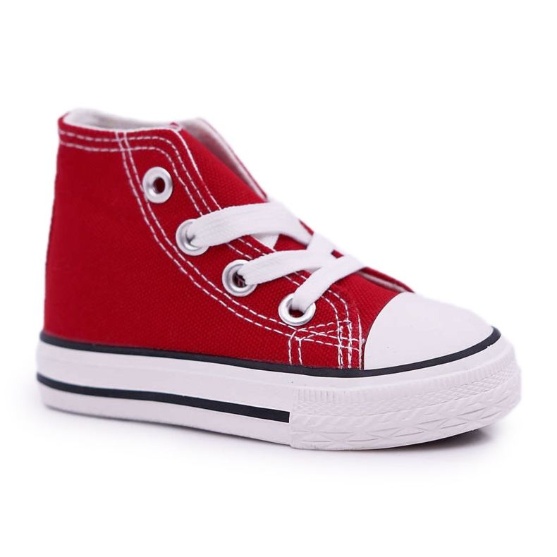 FRROCK Zapatillas Altas Clásicas Infantiles Rojo Filemon
