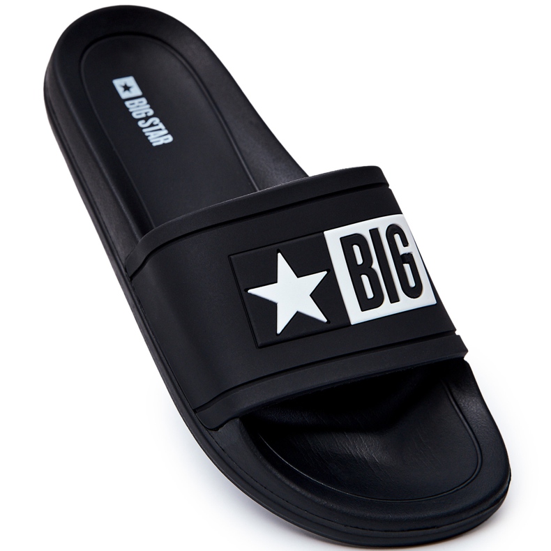 Pantuflas de Hombre Big Star Rubber Negras DD174699 negro