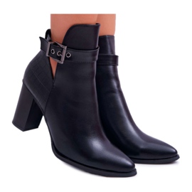 Botas De Mujer Con Tacón Alto Negro Getren Botas De Mujer Con Tacón Alto Negro Getren
