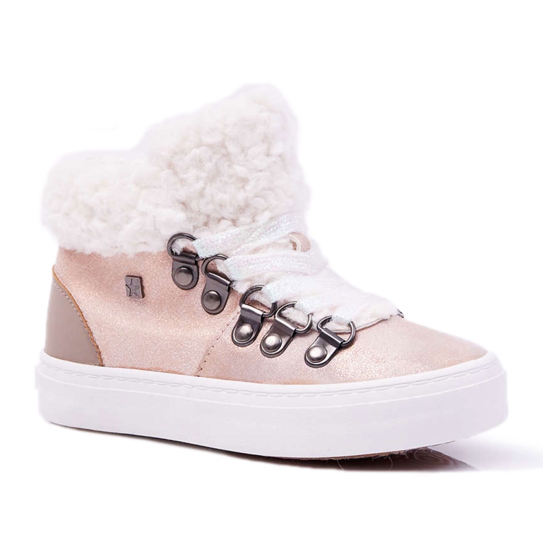 Zapatos Infantiles Niña Deportivos Big Star Pink EE374015 rosado