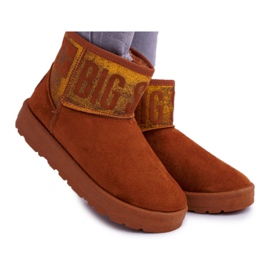 Botas de nieve cálidas marrones para mujer Big Star EE274259 marrón