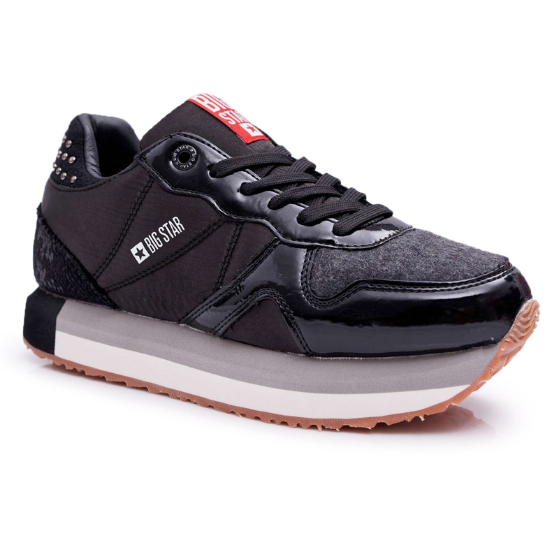 Zapatos Deportivos de Mujer Big Star Black EE274721 negro