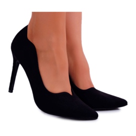 Stilettos Mujer Ante Negro S.Barski Ziger