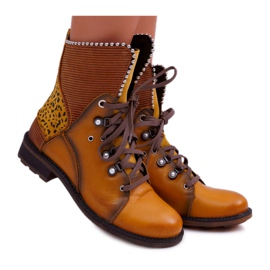 Botas Mujer Piel Maciejka Amarillo 3623A-07 Botas Mujer Piel Maciejka Amarillo 3623A-07