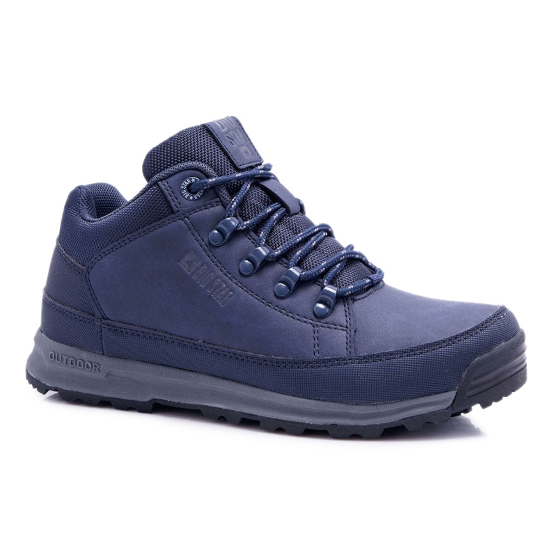 Zapatos de trekking para jóvenes Big Star High Outdoor Azul marino EE274817