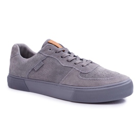 Zapatillas de Hombre Big Star Suede Grey EE174365 gris
